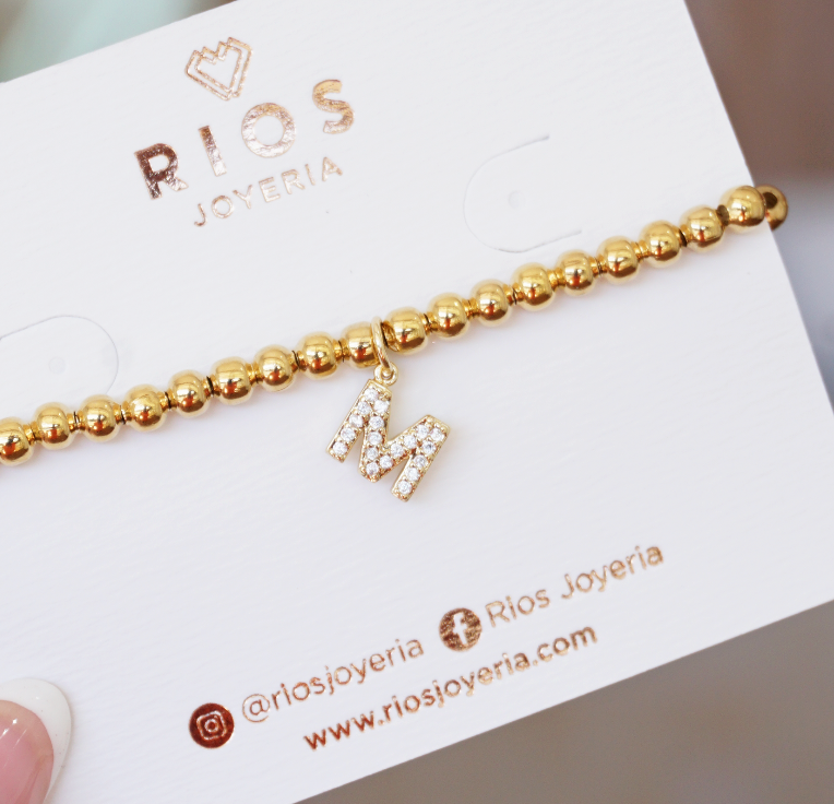 Pulsera Inicial Zirconias