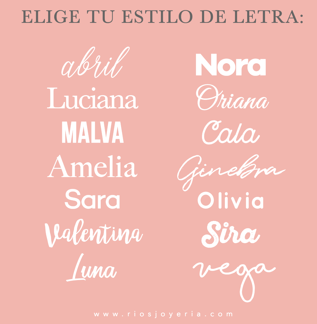 Nombre personalizado