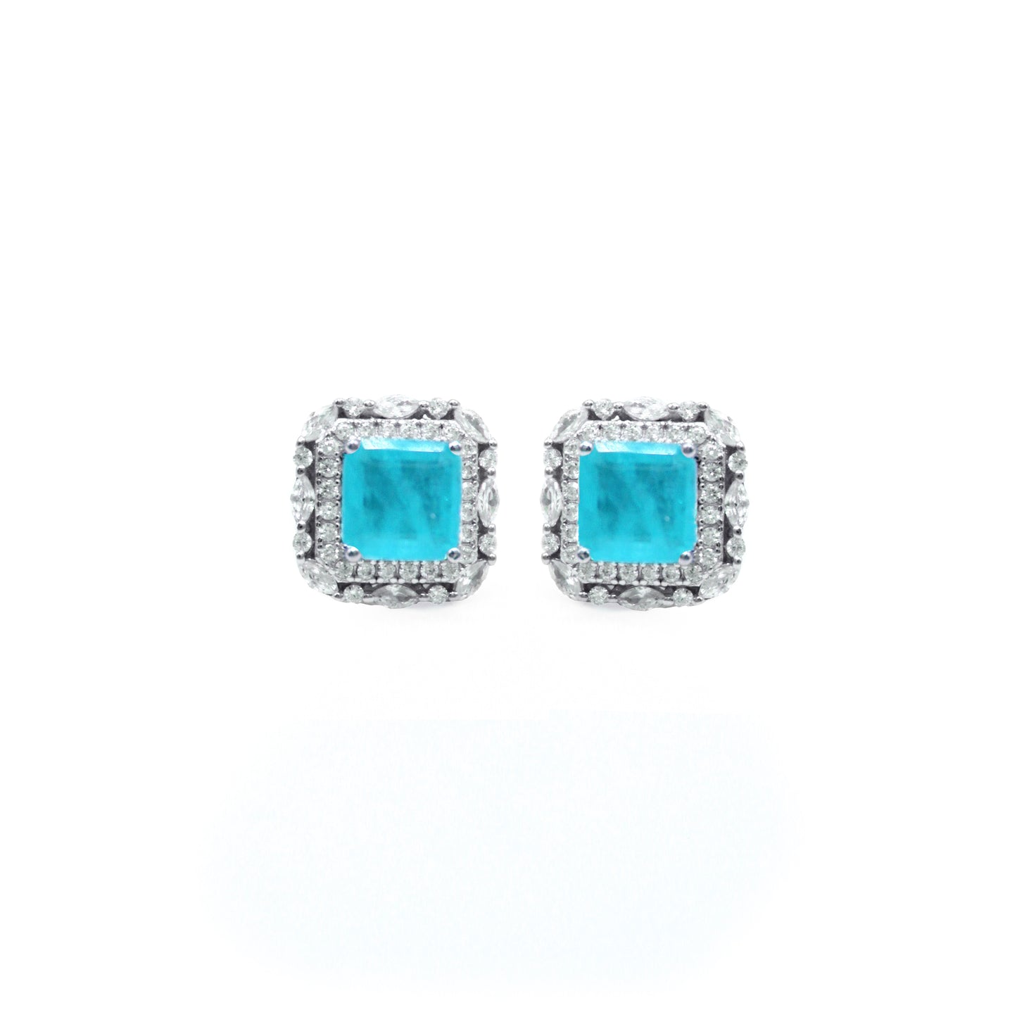 Elia earrings aqua