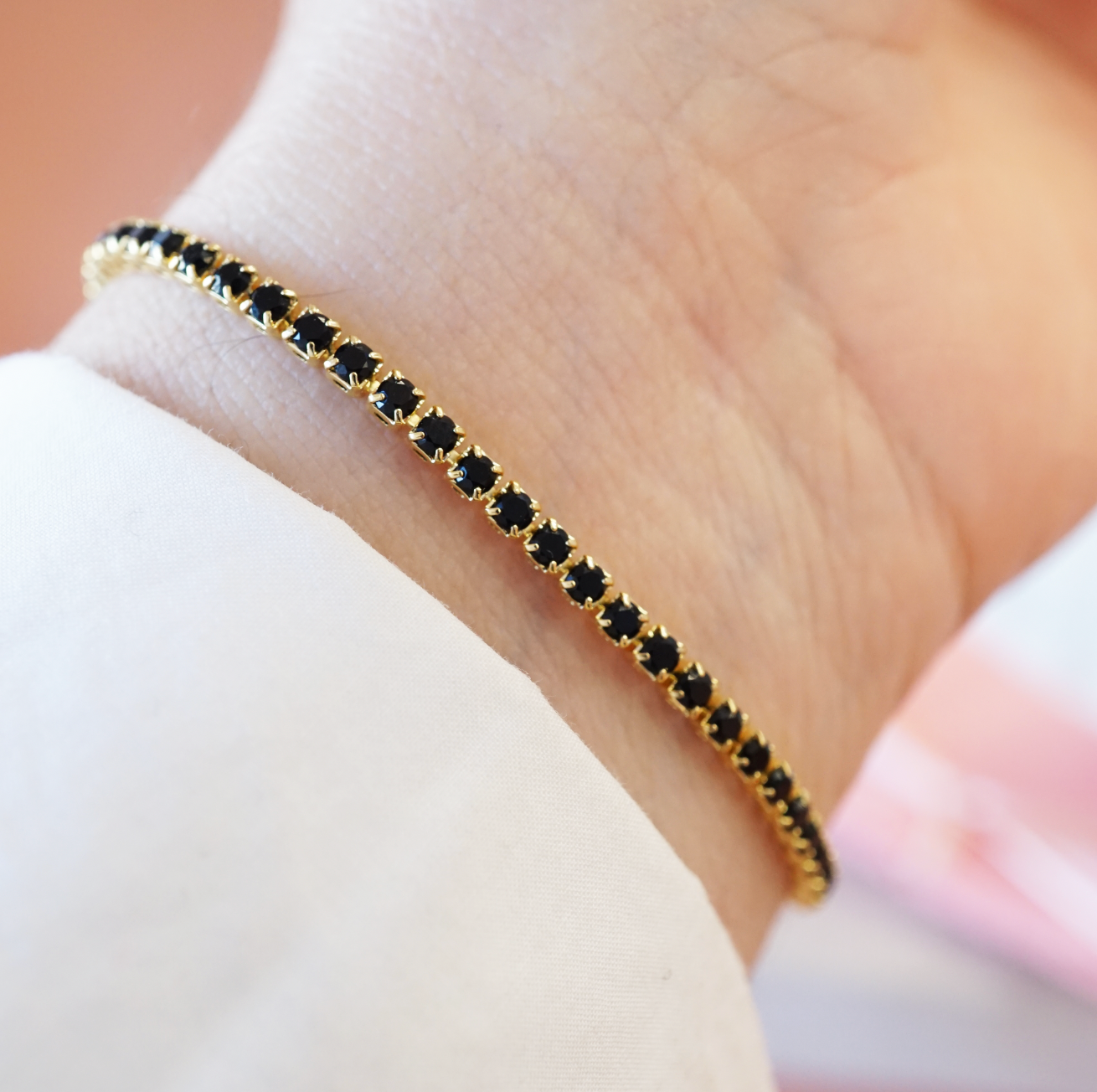 Black gold bracelet