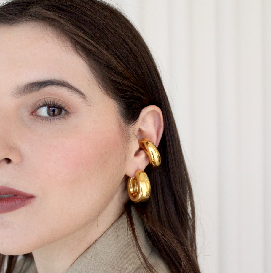 Chunky Earcuff gold